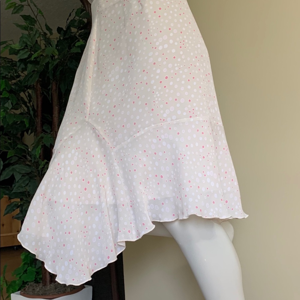 OptionElle Cream Pink Dots Mermaid Skirts - Picture 5 of 15